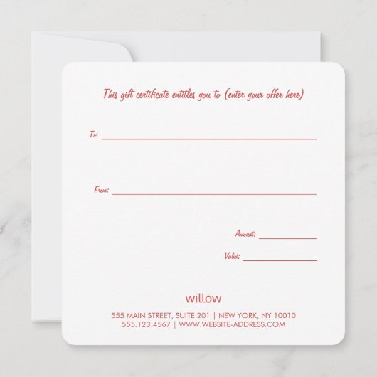 kerstpuntencadeau (Achterkant)