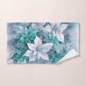 Kerstpuntsterren bad handdoek (Handdoek)