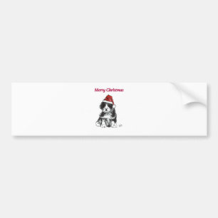 kerstpuppy bumpersticker