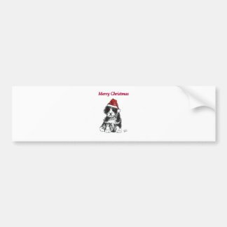 kerstpuppy bumpersticker