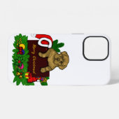 Kerstpuppy iPhone Hoesje (Achterkant horizontaal)
