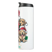 kerstpuppy Love Thermosbeker (Geroteerd rechts)