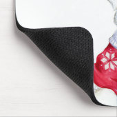 kerstpuppy muismat (Hoek)