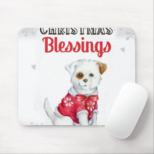 kerstpuppy muismat