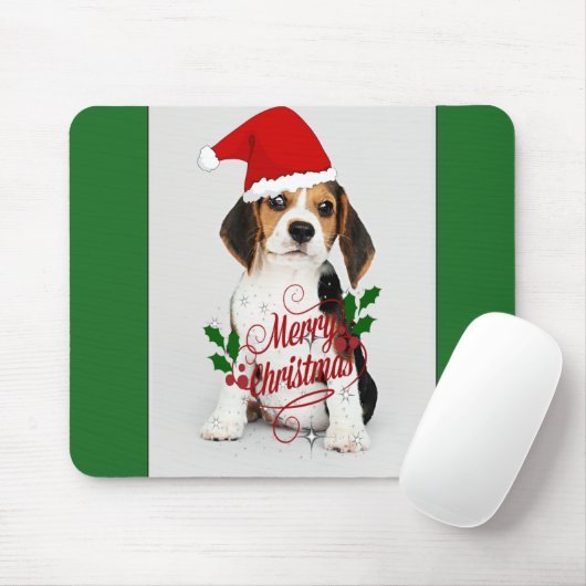 kerstpuppy muismat (Met muis)