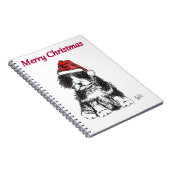 kerstpuppy notitieboek (Rechterzijde)