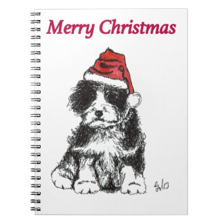 kerstpuppy notitieboek