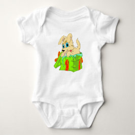 kerstpuppy romper