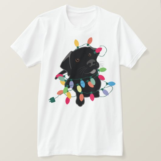 kerstpuppy t-shirt (Design voorkant)