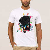 kerstpuppy t-shirt (Voorkant)