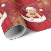 Kerstpuppy's Cadeaupapier (Rol Hoek)