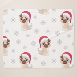 Kerstpuppy's – Gezellig Kersthond Deken Cadeau