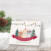 Kerstpuppy's Honden Huisdier Zakelijke Kerstmis
