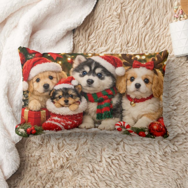 Kerstpuppy's Kussen (Deken)