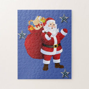 Kerstpuzzel Kerstman Legpuzzel