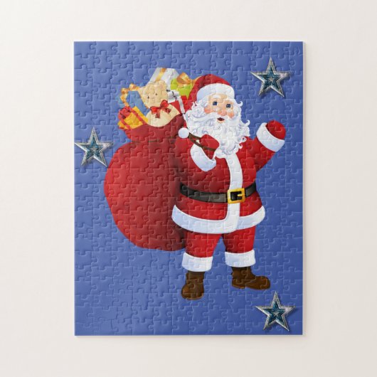 Kerstpuzzel Kerstman Legpuzzel (Verticaal)