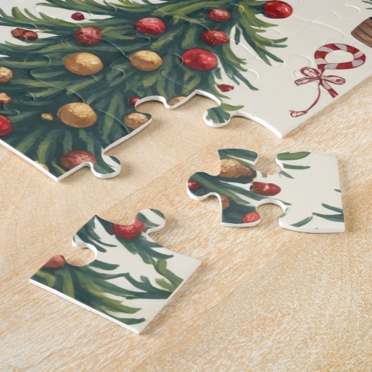 Kerstpuzzel Legpuzzel (Zijkant)