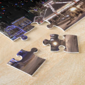 Kerstpuzzel:  "Noordelijke lichten" Legpuzzel (Zijkant)