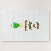 Kerstpuzzel vol vreugde 20" X 30" Legpuzzel (Horizontaal)