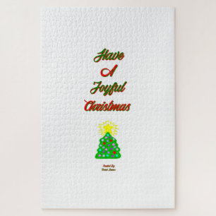 Kerstpuzzel vol vreugde 20" X 30" Legpuzzel