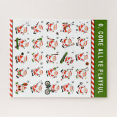 Kerstpuzzel voor sportfans legpuzzel (Horizontaal)