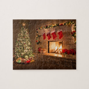 Kerstpuzzelspel Legpuzzel