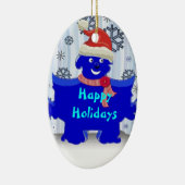 kerstpuzzelversiering keramisch ornament (Rechts)