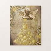 Kerstpuzzle Gold Angel Legpuzzel (Verticaal)
