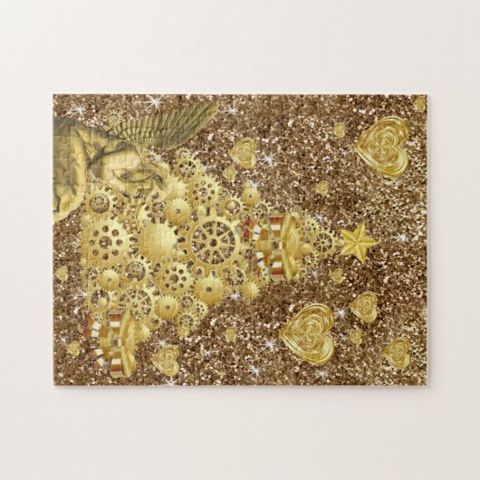 KerstPuzzle Golf Angel Legpuzzel (Horizontaal)