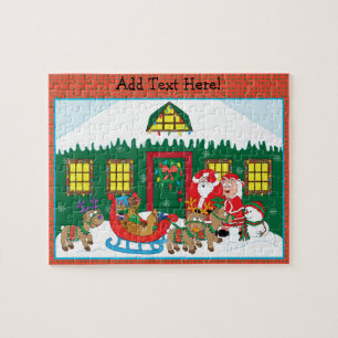 Kerstpuzzle personaliseren legpuzzel