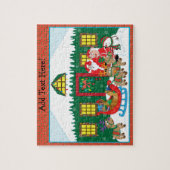 Kerstpuzzle personaliseren legpuzzel (Verticaal)