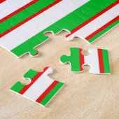 KerstPuzzle Santa Stripe Legpuzzel (Zijkant)