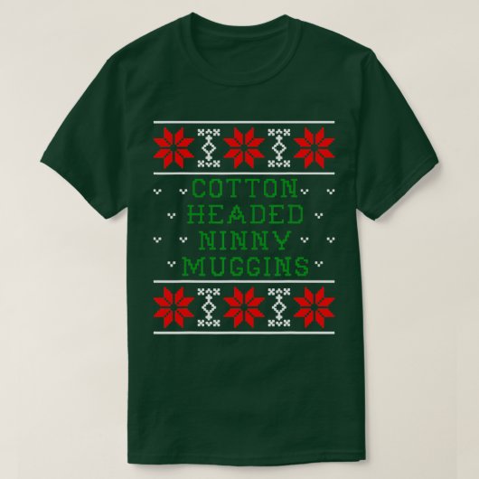 Kerstpyjama Cotton Headed Ninny Muggins (3) T-shirt (Design voorkant)