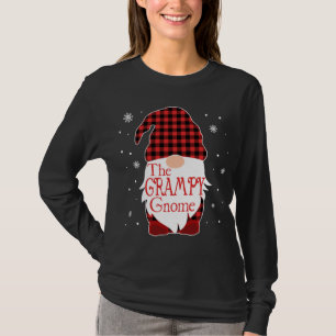 Kerstpyjama familie Gift Grampy Gnome Buffalo T-shirt