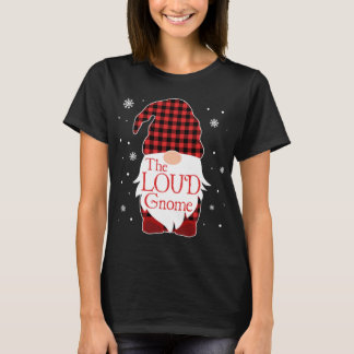 Kerstpyjama familie Gift Loud Gnome Buffalo Pl. T-shirt
