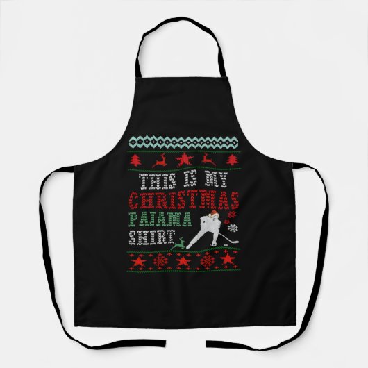 Kerstpyjama hockey schort (Voorkant)