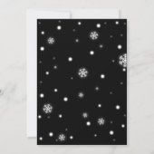 Kerstpyjama Partij Chalkboardfeestdag Kaart (Achterkant)