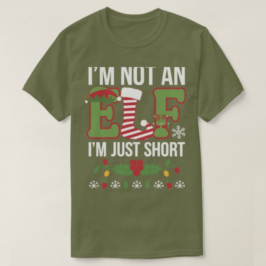 Kerstpyjama PJ Mannen Vrouwen T-shirt xmas (Design voorkant)