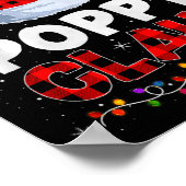 Kerstpyjama voor de hele familie met Kerstman Poster (Hoek)