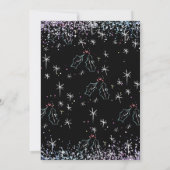 Kerstpyjamafeest PJ-feest nodigen kinder uit Kaart (Achterkant)