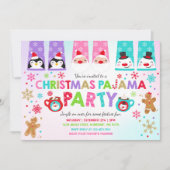 kerstpyjama's Feitelijke feestdag Kaart (Voorkant)