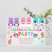 kerstpyjama's Feitelijke feestdag Kaart (Staand voorkant)