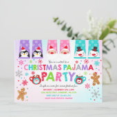 kerstpyjama's Feitelijke feestdag Kaart (Staand voorkant)