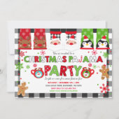 kerstpyjama's Feitelijke feestdag Kaart (Voorkant)