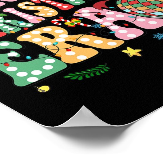 Kerstpyjama's in mijn kerstperiode Kerstmis Poster (Hoek)