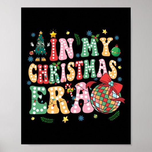 Kerstpyjama's in mijn kerstperiode Kerstmis Poster (Voorkant)