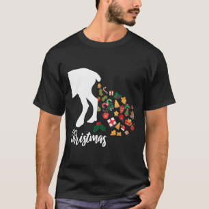 kerstpyjama's, rendieren, voor paardengezin t-shirt