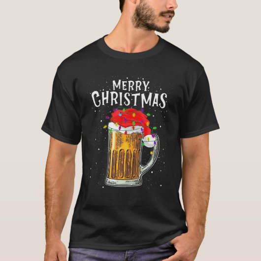 kerstpyjama's voor beerkerstbomen voor mannen X T-shirt (Voorkant)