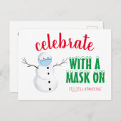 Kerstquarantaine-Briefkaart Briefkaart (Voorkant / Achterkant)