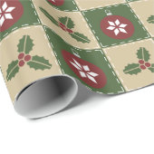 Kerstquilt-omslagpapier Cadeaupapier (Rol Hoek)